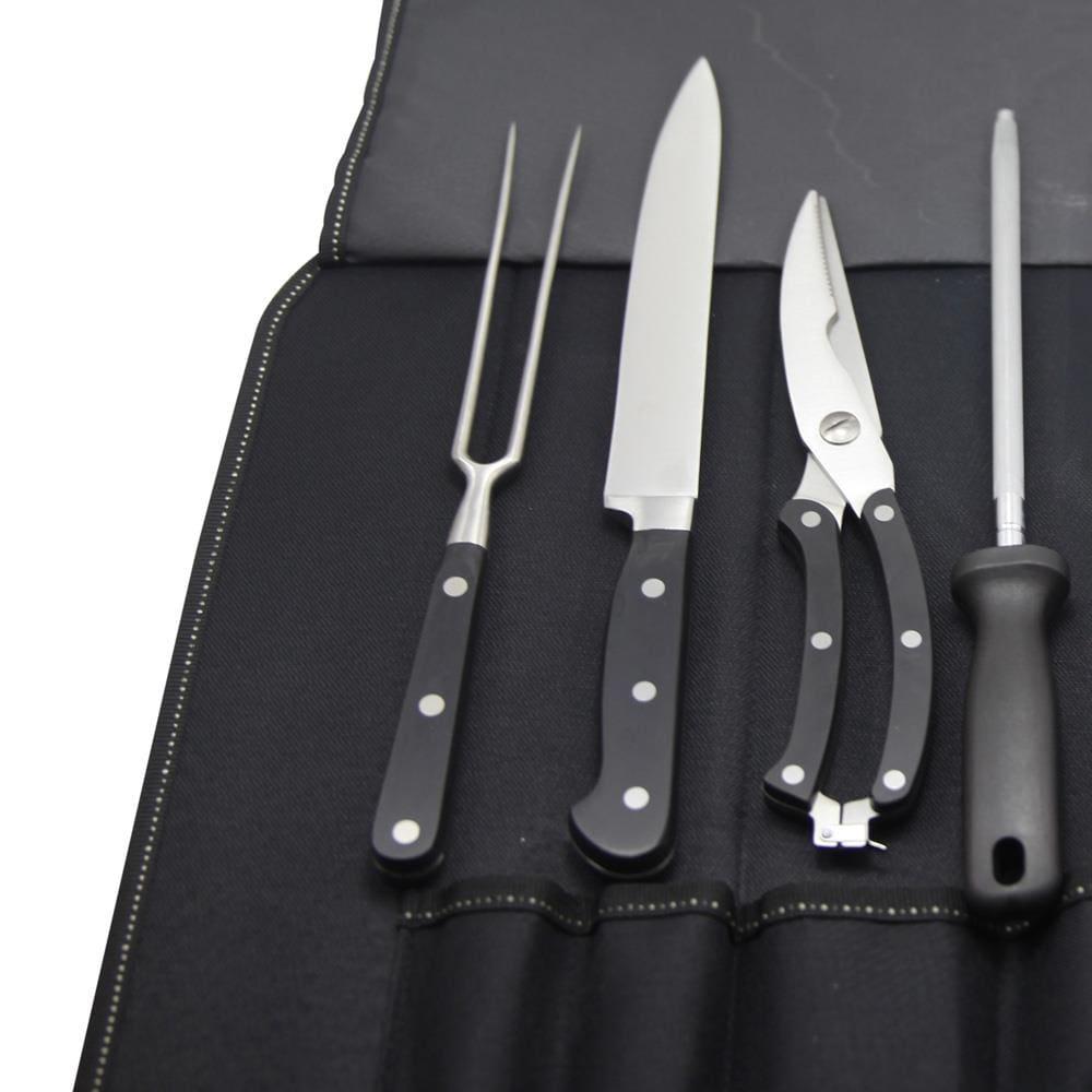 Conjunto para Churrasco Fracalanza em aço inox com Bolsa em Nylon – 9 Peças - 2