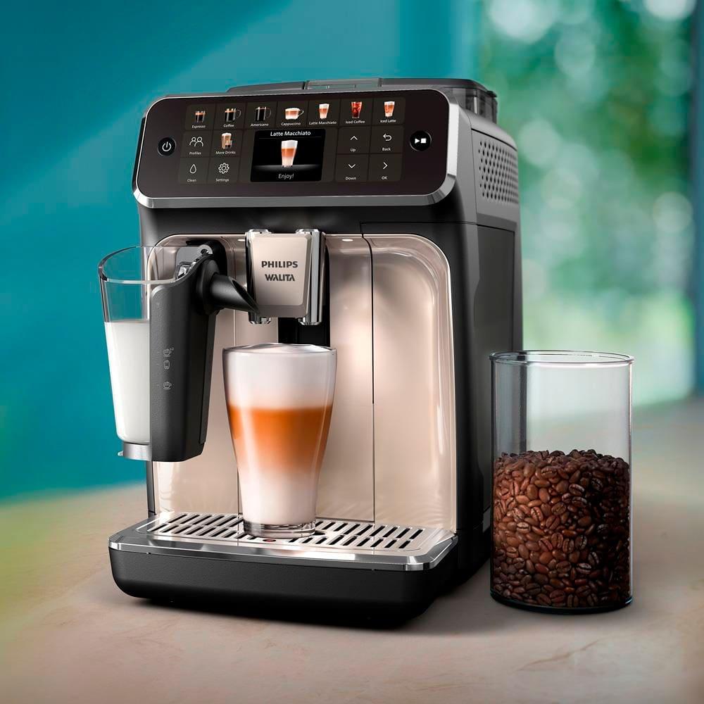 Cafeteira Espresso Philips Walita LatteGo Série 5500 EP5547 Superautomática 1400W – Preta/Cromada - 5