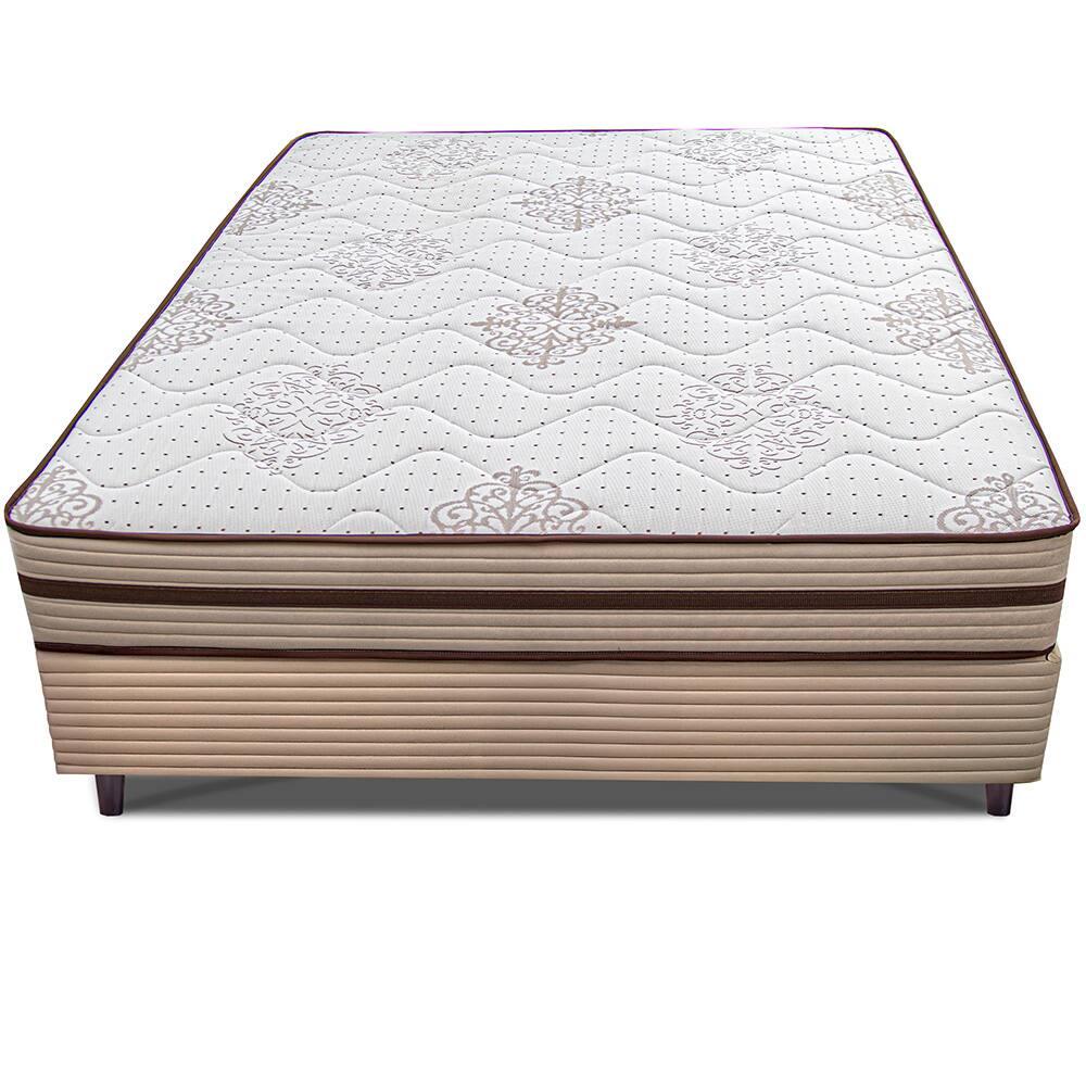 Cama Box Casal Cama InBox Livity com Molas Ensacadas e Espuma D26 24x138x188cm – Bege - 3