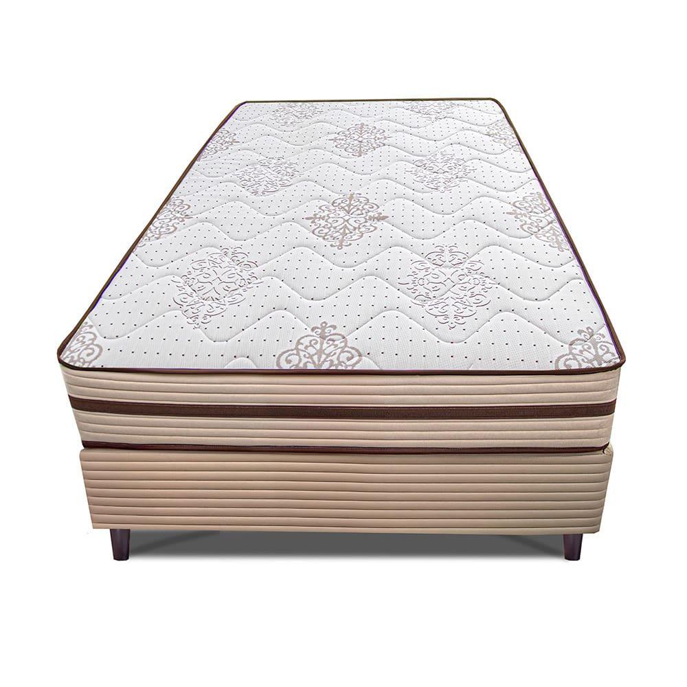 Cama Box Solteiro Cama inBox Livity com Molas Ensacadas e Espuma D26 62x88x188cm – Bege - 3