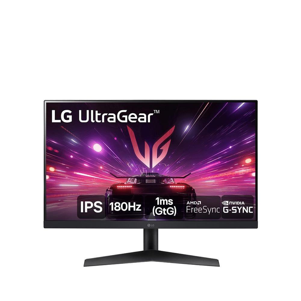 Monitor Gamer 24” LG UltraGear 24GS60F-B com Tela IPS, Full HD, 180Hz, NVIDIA G-SYNC, AMD FreeSyn, HDR10 e 1ms (GtG) - Preto - 1