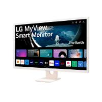 Monitor LG 32” MyView Smart 32SR50F-W com Tela IPS, Full HD, WebOs, Screen Share, HDR10, ThinQ, Air Play 2, Bluetooth, USB e HDMI - Branco - 3