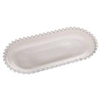 Travessa Oval Wolff Pearl em Cristal - 12 x 24 cm - 1
