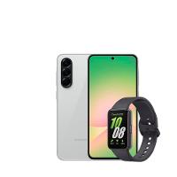 Smartphone Samsung Galaxy A56 5G Cinza 256GB, 8GB RAM, Câmera Tripla 50MP, Tela 6.7", IP67, NFC e Recursos AI + Galaxy Fit3 Grafite Display de 1.6" - 1