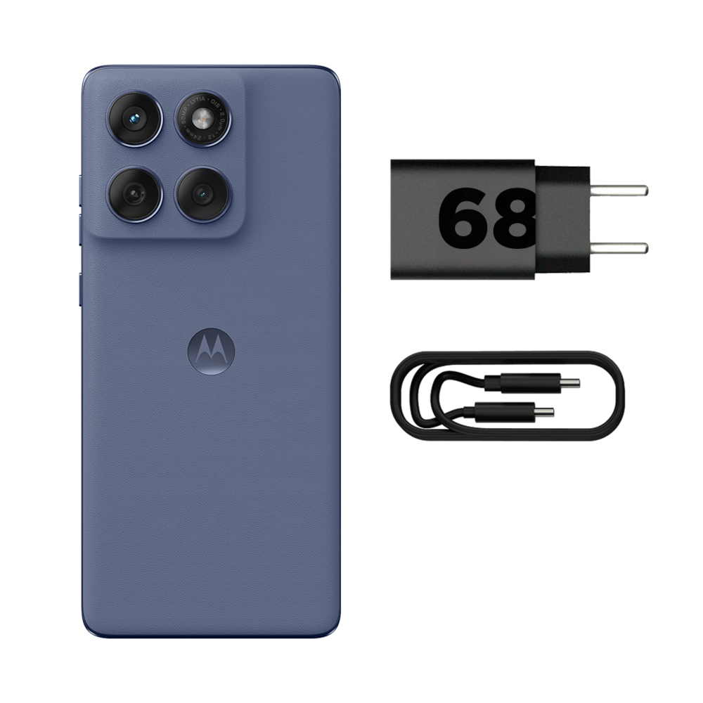 Smartphone Motorola Edge 60 Fusion 5G Cinza 256GB, 8GB RAM, Tela 6,7", Câmera Sony LYTIA 700C 50MP, Gorilla Glass 7i, Dimensity 7300, IP69 e IP68 - 16