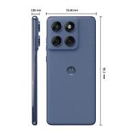 Smartphone Motorola Edge 60 Fusion 5G Cinza 256GB, 8GB RAM, Tela 6,7", Câmera Sony LYTIA 700C 50MP, Gorilla Glass 7i, Dimensity 7300, IP69 e IP68