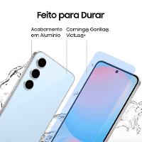 Smartphone Samsung Galaxy S24 FE 5G Azul 128GB, 8GB RAM, Galaxy AI, Câmera Traseira 50MP, Tela 6.7" 60-120Hz, IP68 e Processador Exynos 2400e