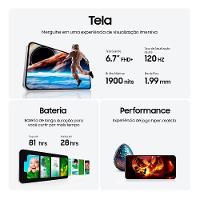 Smartphone Samsung Galaxy S24 FE 5G Azul 128GB, 8GB RAM, Galaxy AI, Câmera Traseira 50MP, Tela 6.7" 60-120Hz, IP68 e Processador Exynos 2400e - 7