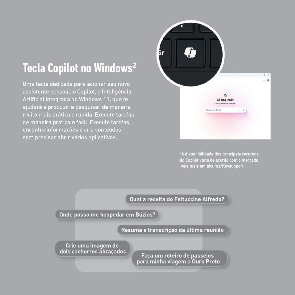 Notebook 16” VAIO FE16 Windows 11 AMD Ryzen 5-5625U 16GB RAM 512GB SSD Cinza - 8