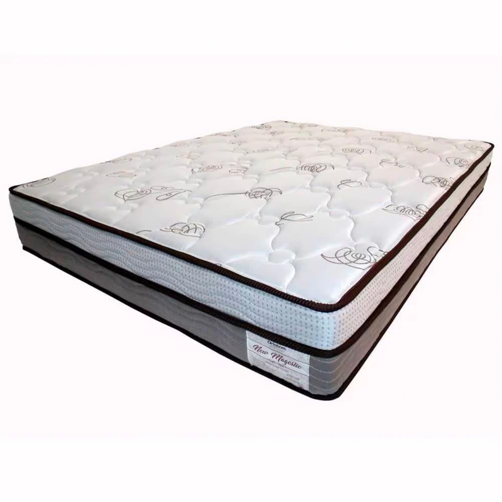 Cama Box de Casal Ortobom New Magestic com Molas Ensacadas 68x138x188 cm - Marrom/Cinza - 3