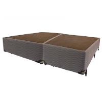 Cama Box Queen Size Ortobom New Magestic com Molas Ensacadas 68x158x198 cm - Marrom/Cinza - 2