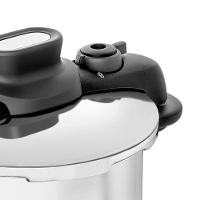 Panela de Pressão T-FAL Opti’Space em Inox com Cesto Vapor - 7 L