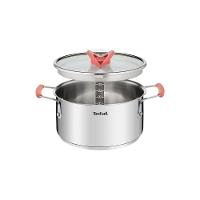 Jogo de Panelas 4 Peças Tefal Opti’Space Revestimento Antiaderente Tampas de Vidro Inox - 5