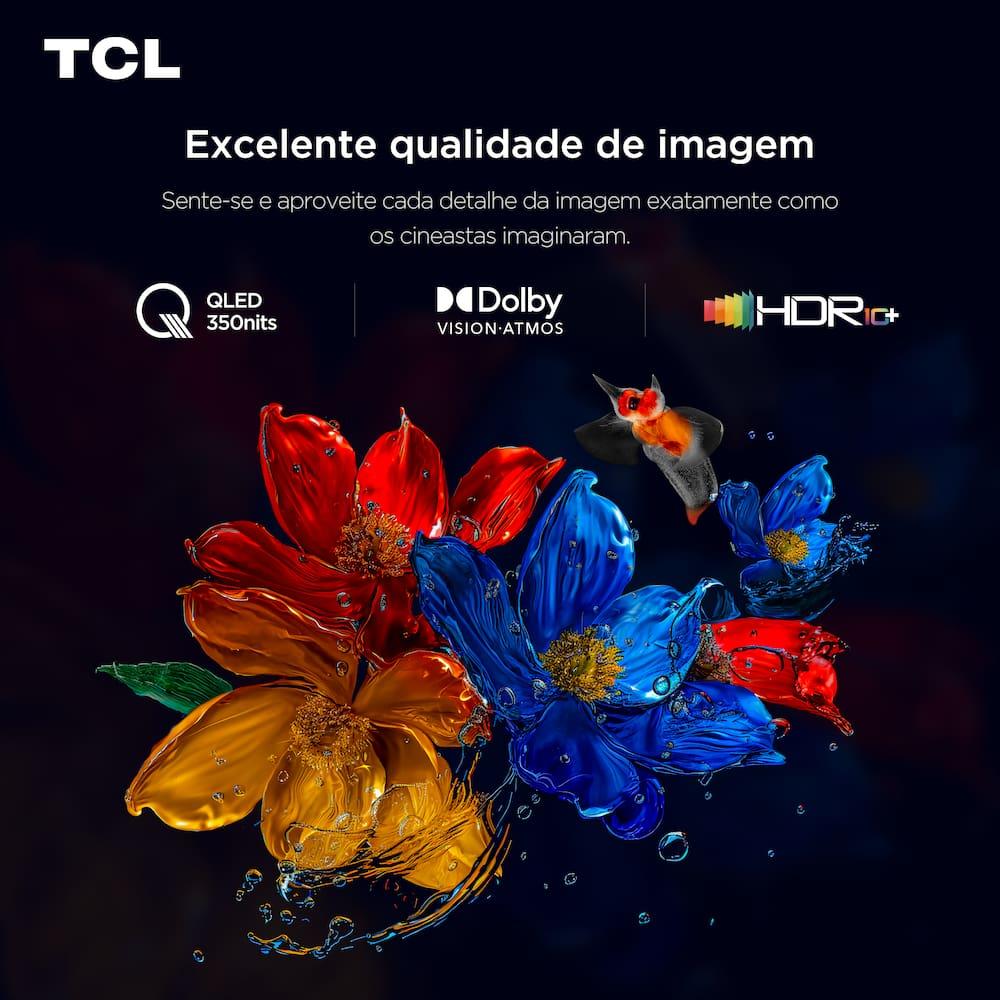 Smart TV 75” TCL QLED 4K Ultra HD 75P7K com Sistema Operacional Google TV, HDR10+, HDMI 2.1, Chromecast built-in, Dolby Vision e Atmos - 15