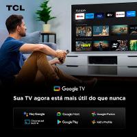 Smart TV 75” TCL QLED 4K Ultra HD 75P7K com Sistema Operacional Google TV, HDR10+, HDMI 2.1, Chromecast built-in, Dolby Vision e Atmos - 9