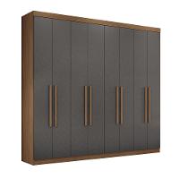 Guarda-Roupa Casal Santos Andirá Master New com 8 Portas, 4 Gavetas e 10 Prateleiras – 238,8cm de largura - 2