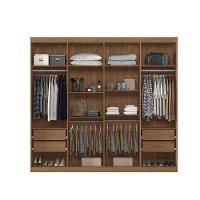 Guarda-Roupa Casal Santos Andirá Master New com 8 Portas, 4 Gavetas e 10 Prateleiras – 238,8cm de largura - 3