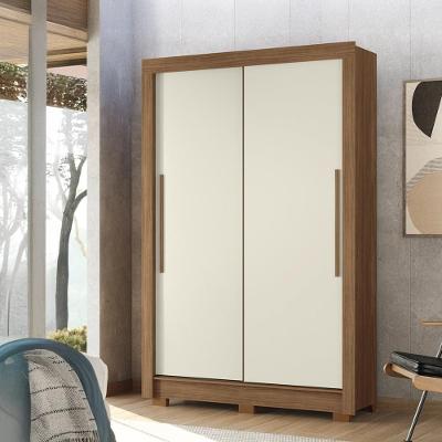 Guarda-Roupa Solteiro Santos Andirá Lapa com 2 Portas, 2 Gavetas e 3 Prateleiras – 140cm de largura