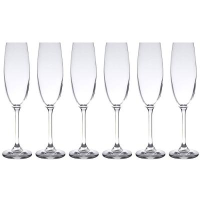 Conjunto de Taças para Champanhe Bohemia Colibri 220 ml - 6 Peças