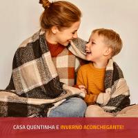 Aquecedor de Ambiente Mondial A16 com Controle de Temperatura – Branco/Cinza - 6