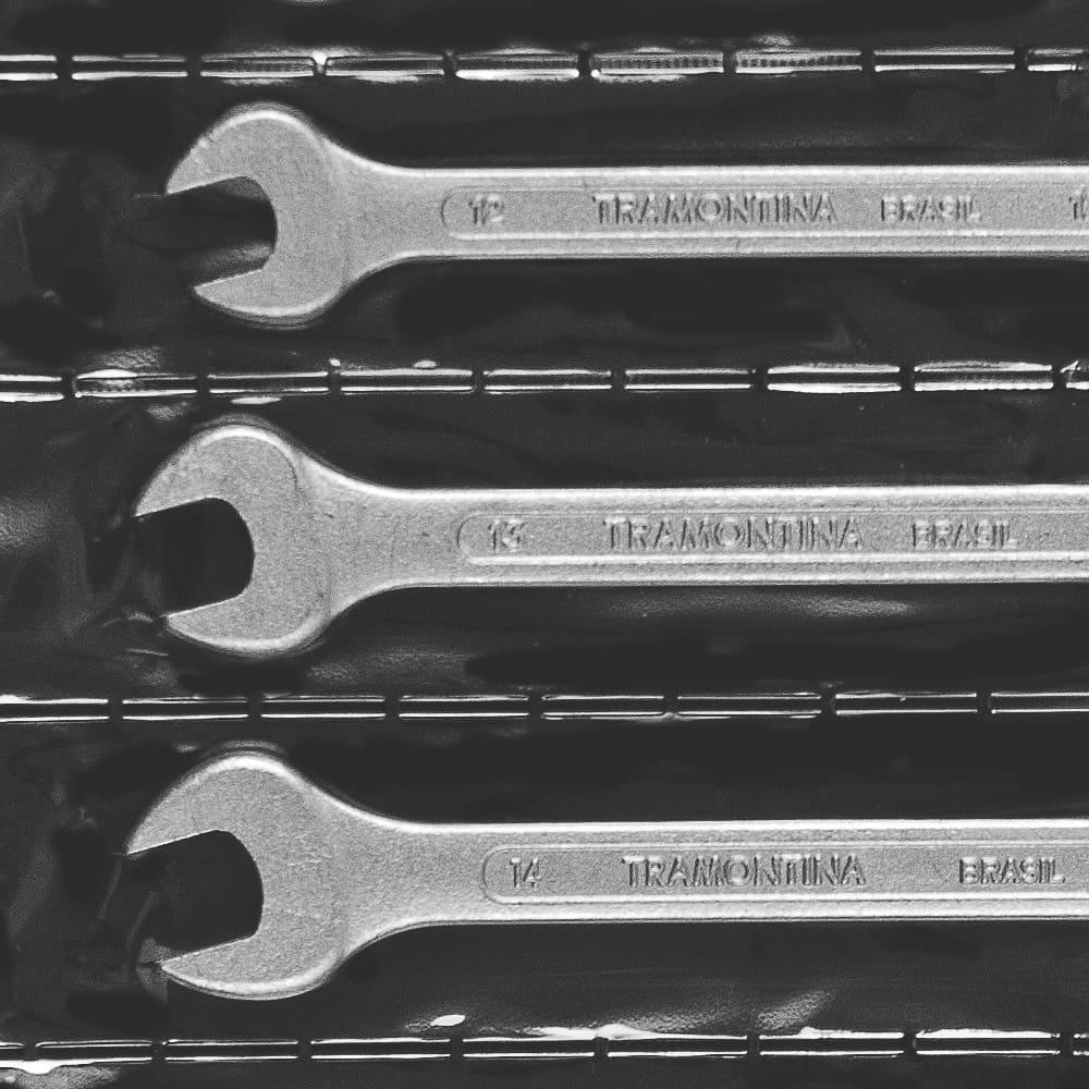 Jogo de Chaves Combinadas Tramontina Basic com Corpo em Aço Especial Cromado - 12 Peças - 2