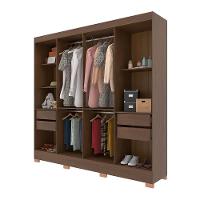Guarda-Roupa Bartira Porto com 8 Portas e 4 Gavetas - 219,2 de largura - 3