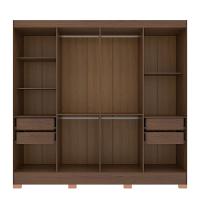 Guarda-Roupa Bartira Porto com 8 Portas e 4 Gavetas - 219,2 de largura - 7