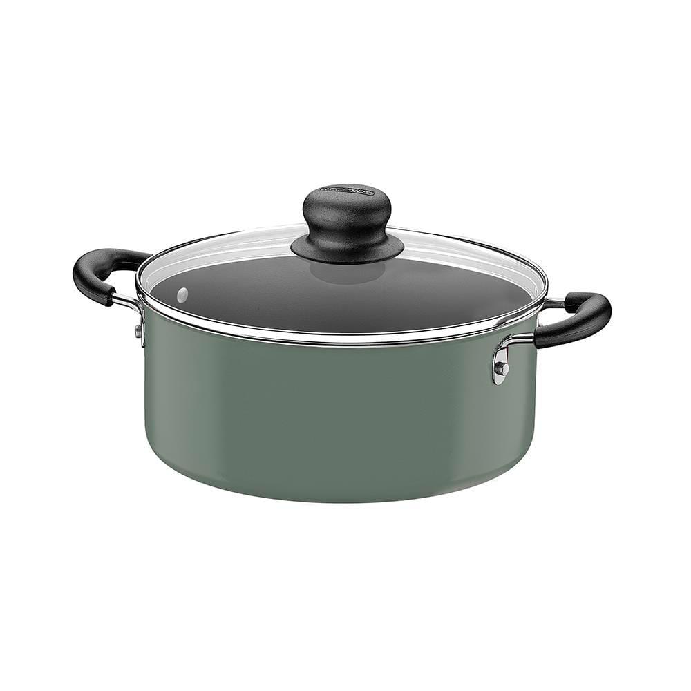 Jogo de Panelas Tramontina Versalhes AA Peças Antiaderente Starflon Tampas de Vidro Verde - 6