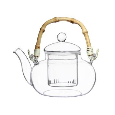 Chaleira com Infusor Hauskraft em Vidro Borossilicato Arrow – 600ml