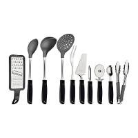 Jogo de Utensílios para Cozinha Tramontina Utilitá em Inox Preto – 10 Peças - 1