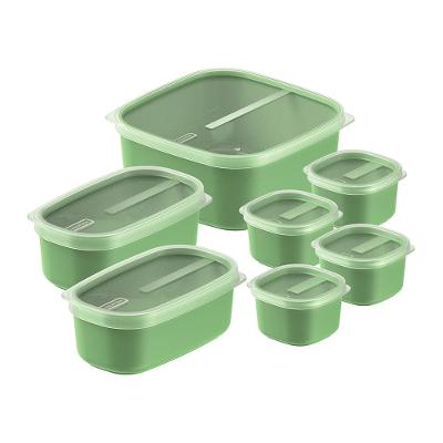 Jogo de Potes Tramontina Mix Color em Polipropileno Verde – 7 Peças