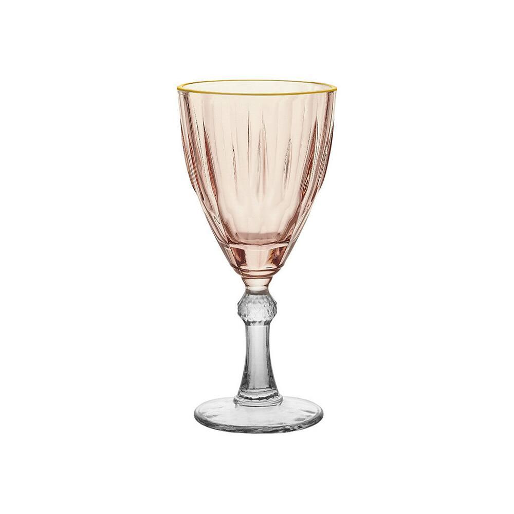 Conjunto de Taças para Água/Vinho Hauskraft Dominic em Vidro 275 ml Rosa - 6 Peças - 2
