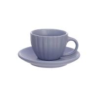 Conjunto de Xícaras para Café Hauskraft Bella em Cerâmica 90 ml Azul – 6 Peças - 2