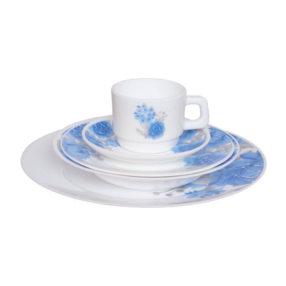 Aparelho de Jantar 20 peças Hauskraft em Opaline Recanto – Floral - 4