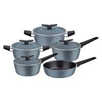 Jogo de Panelas 5 Peças Tramontina Spezia Induction em Alumínio com Revestimento Antiaderente Starflon Excellent - Azul Ardósia - 1