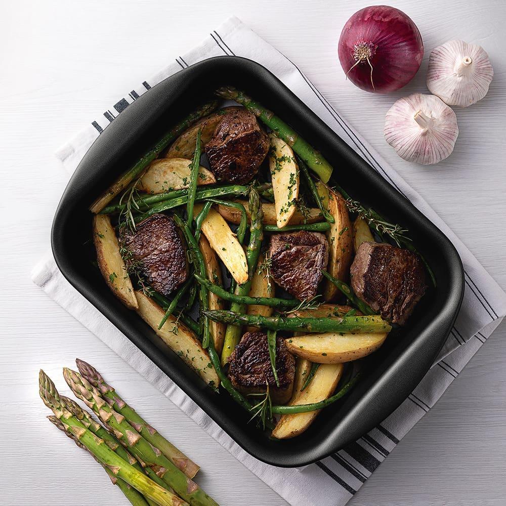 Conjunto de Assadeiras Tramontina Ravena em Alumínio com Revestimento Antiaderente Starflon Max - 3 Peças - 2