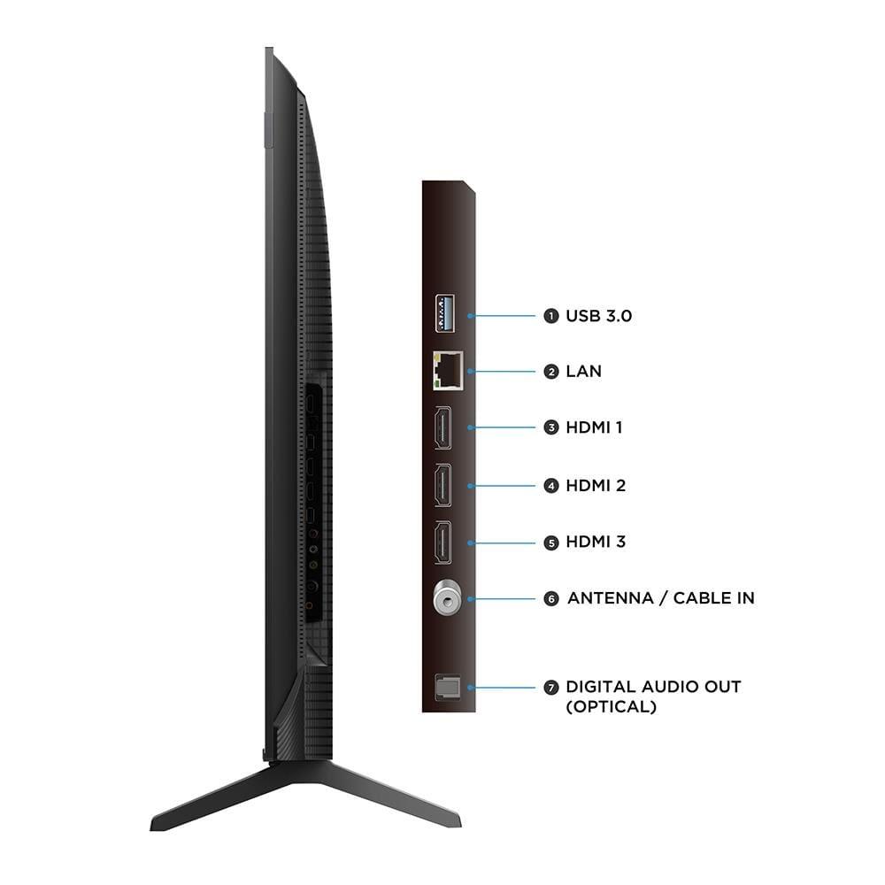 Smart TV TCL 50" 4K QLED UHD 50P7K Google TV 60Hz Processador AiPQ Preta - 5