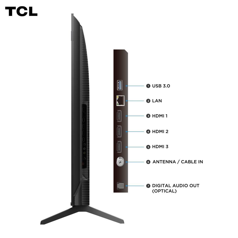 Smart TV TCL 50" 4K QLED UHD 50P7K Google TV 60Hz Processador AiPQ Preta - 18