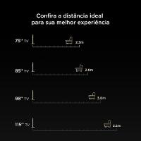 Smart TV TCL 50" 4K QLED UHD 50P7K Google TV 60Hz Processador AiPQ Preta - 3