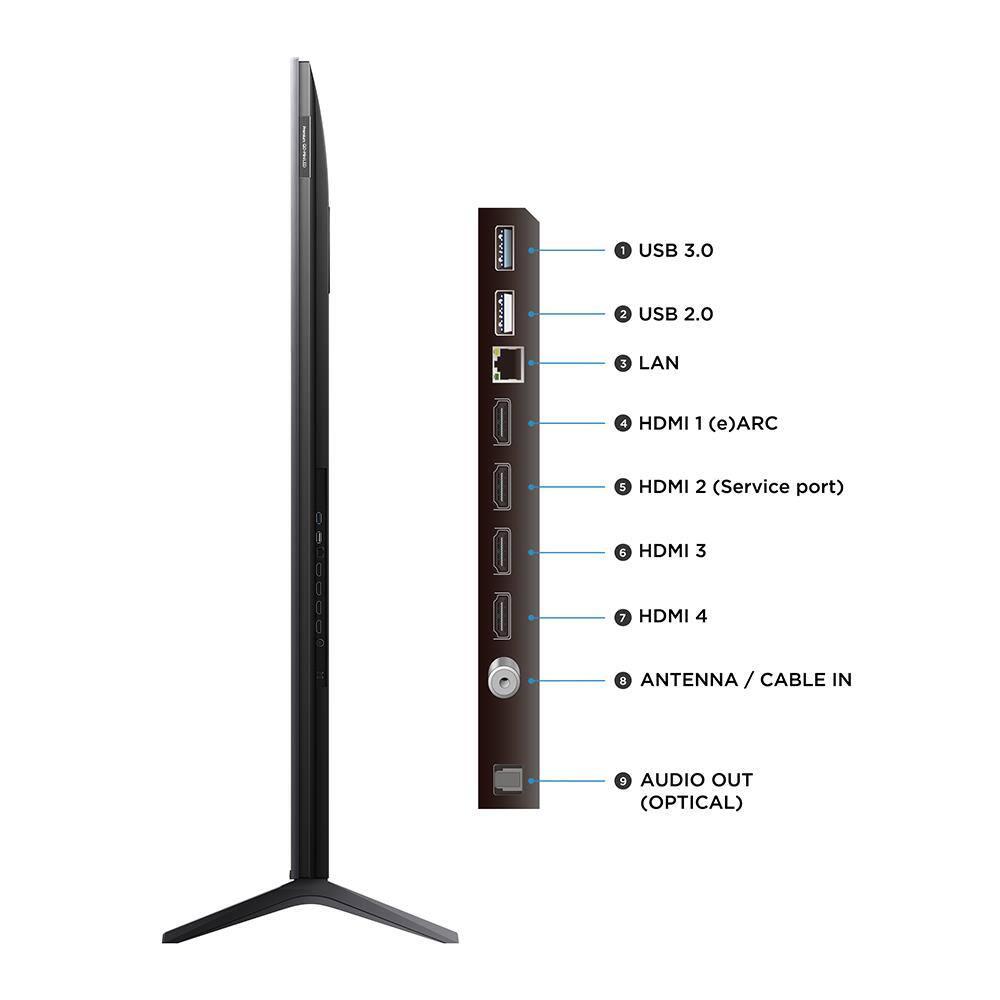 Smart TV 55” TCL 55C6K 4K QD-Mini Led 144Hz Sistema Operacional Google TV - 5