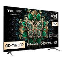 Smart TV 55” TCL 55C6K 4K QD-Mini Led 144Hz Sistema Operacional Google TV - 12