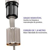 Secador de Cabelos Philco PSC3500 4 em 1 Dobrável Íon Tourmaline 3 Temperaturas + 3 Velocidades 1450W Dourado - 9
