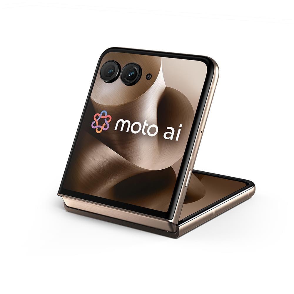 Smartphone Motorola Razr 60 Ultra 5G Madeira 1TB, 16GB RAM + 16GB Ram Boost, Tela Dobrável 7.0" pOLED e Externa 4", Câmera Traseira 50MP e IP48 - 5