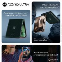 Smartphone Motorola Razr 60 Ultra 5G Madeira 1TB, 16GB RAM + 16GB Ram Boost, Tela Dobrável 7.0" pOLED e Externa 4", Câmera Traseira 50MP e IP48 - 9