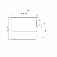 Fervedor Tramontina Sicília em Alumínio com Revestimento Interno e Externo em Antiaderente Starflon Excellent Avelã - 1,9 L - 4