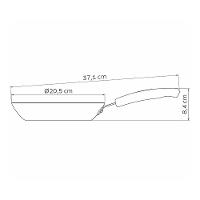 Frigideira Tramontina Sicília em Alumínio com Revestimento Interno e Externo Antiaderente Starflon Excellent 20cm - Vermelha - 6