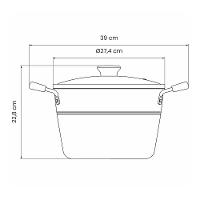 Caldeirão Tramontina Sicília em Alumínio com Revestimento Interno e Externo Antiaderente Starflon Excellent 26cm – Vermelho - 3