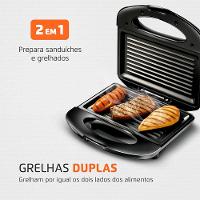 Sanduicheira Mondial Grill S-07 - Preto/Inox - 2