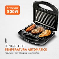 Sanduicheira Mondial Grill S-07 - Preto/Inox - 5