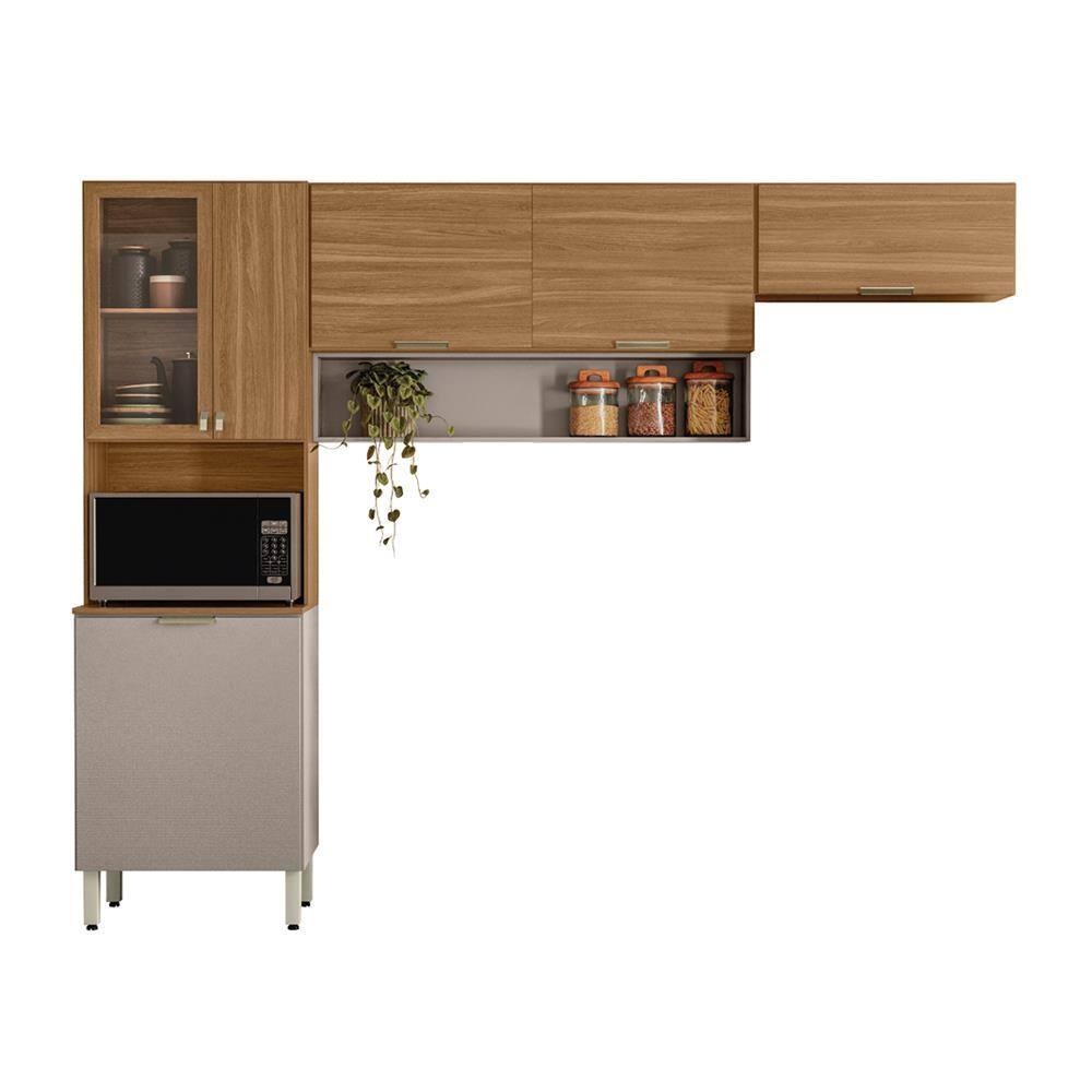 Cozinha Compacta Demóbile Aspen com 6 Portas e 2 Prateleiras - 250cm de largura - 2